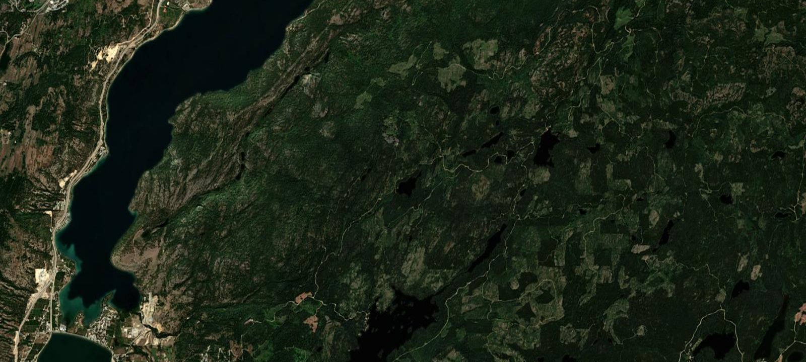 Map of Damer Lake Recreation Site