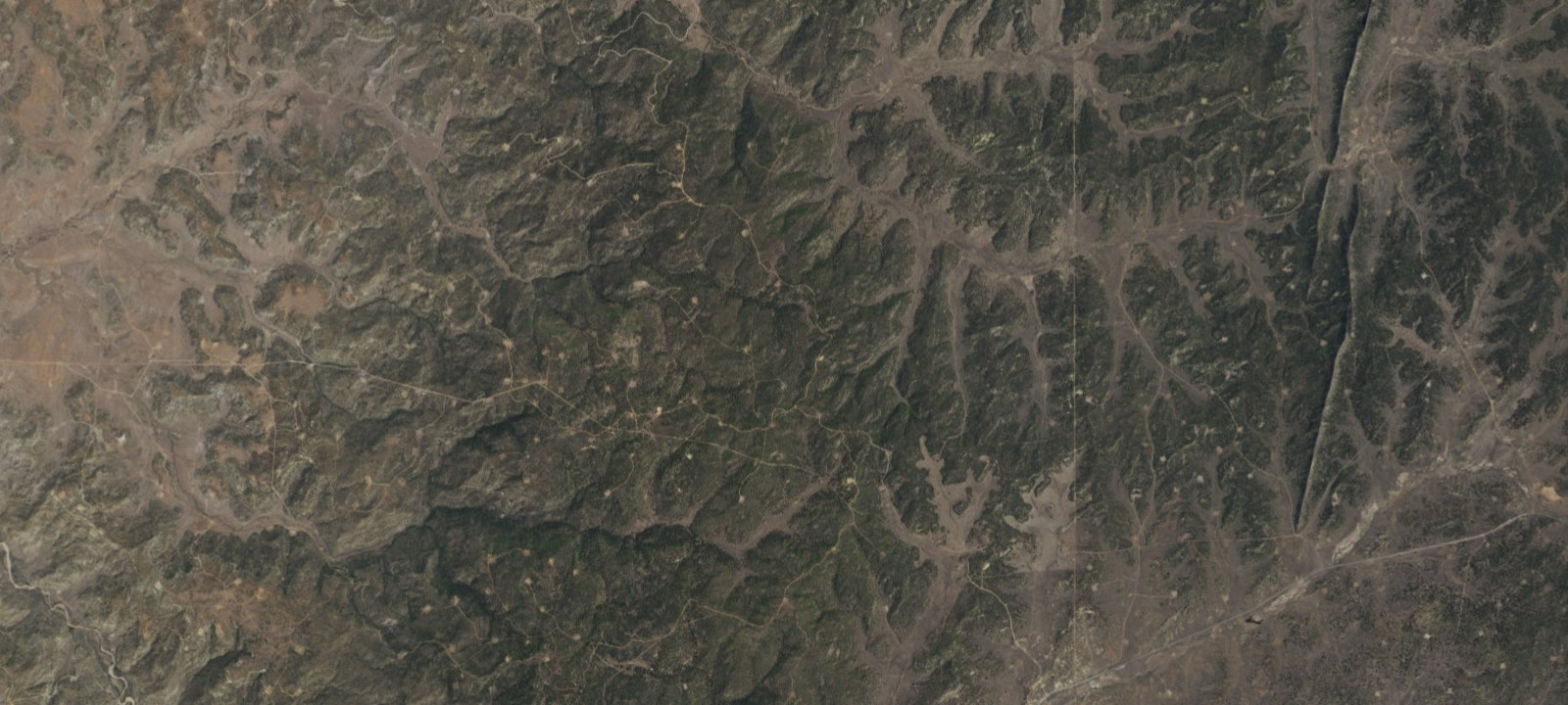 Map of Primitive Campsite