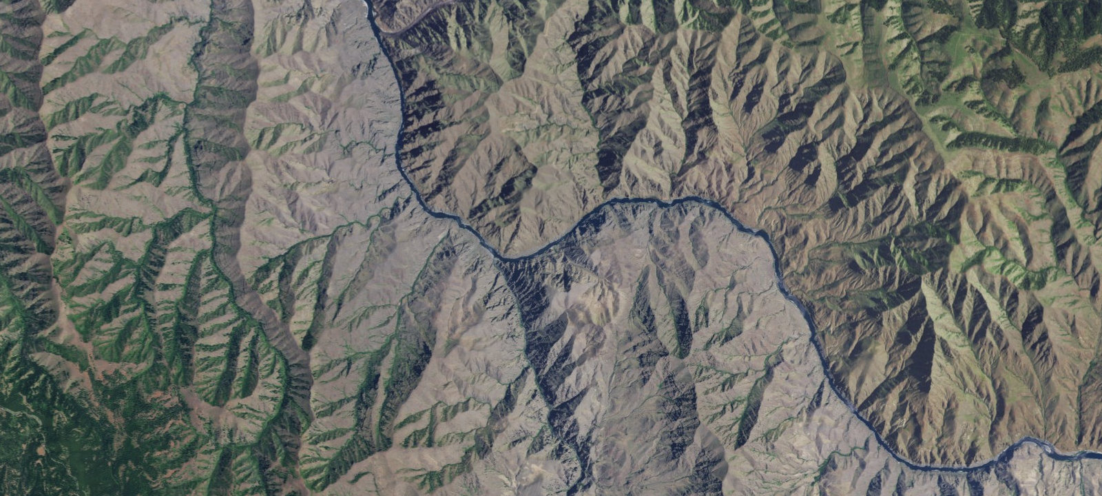 Map of China Bar Campsite