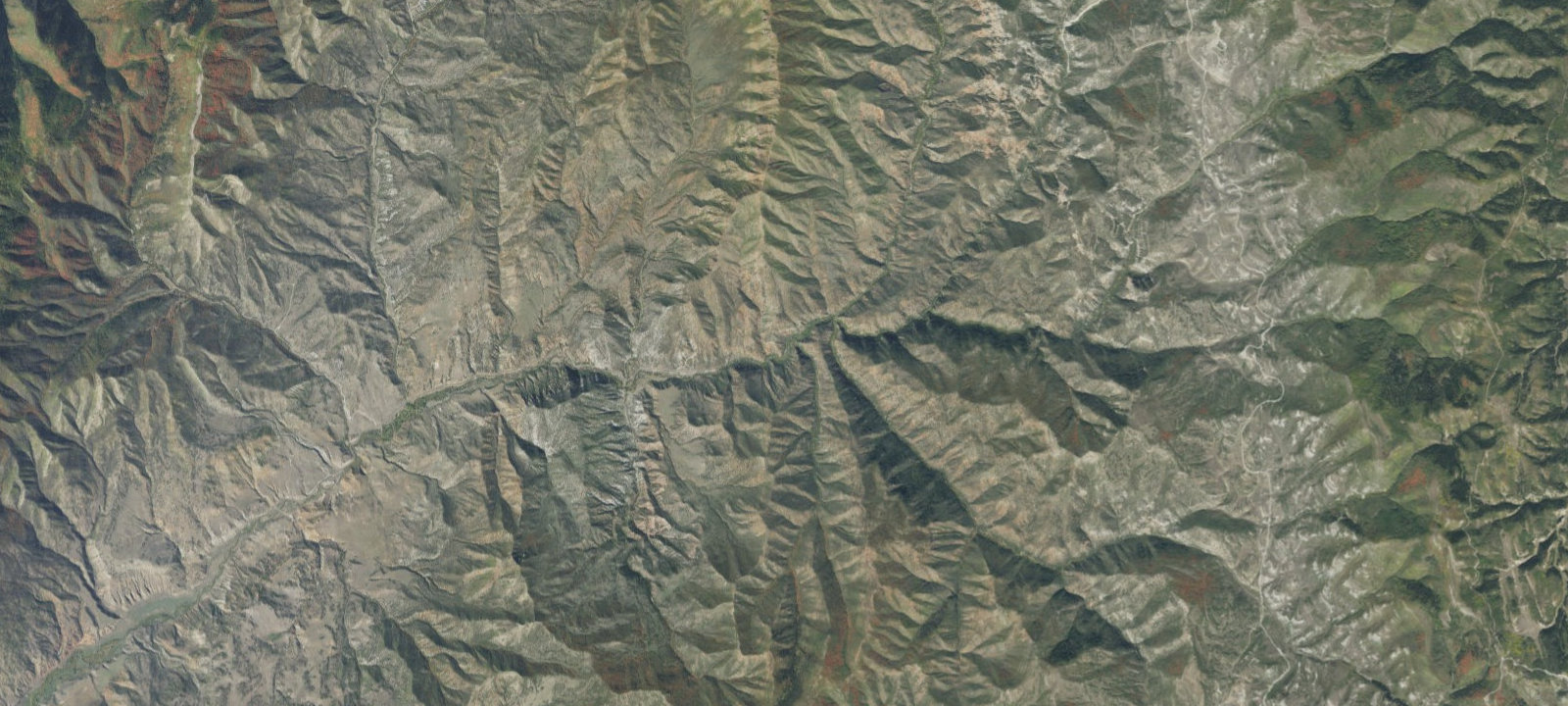 Map of Dry Canyon (Diamond Fork)