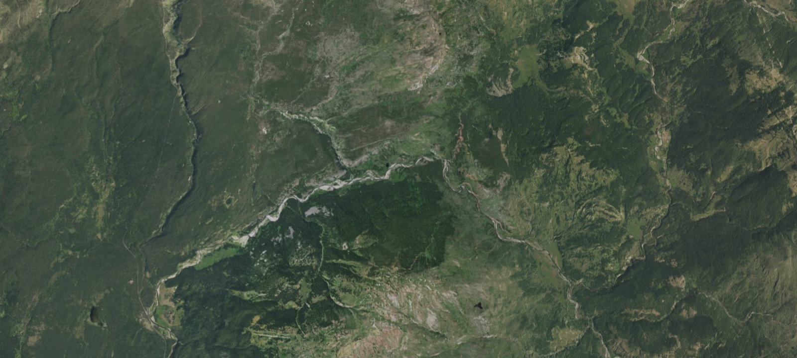 Map of Snake Hot Springs Stock Camp