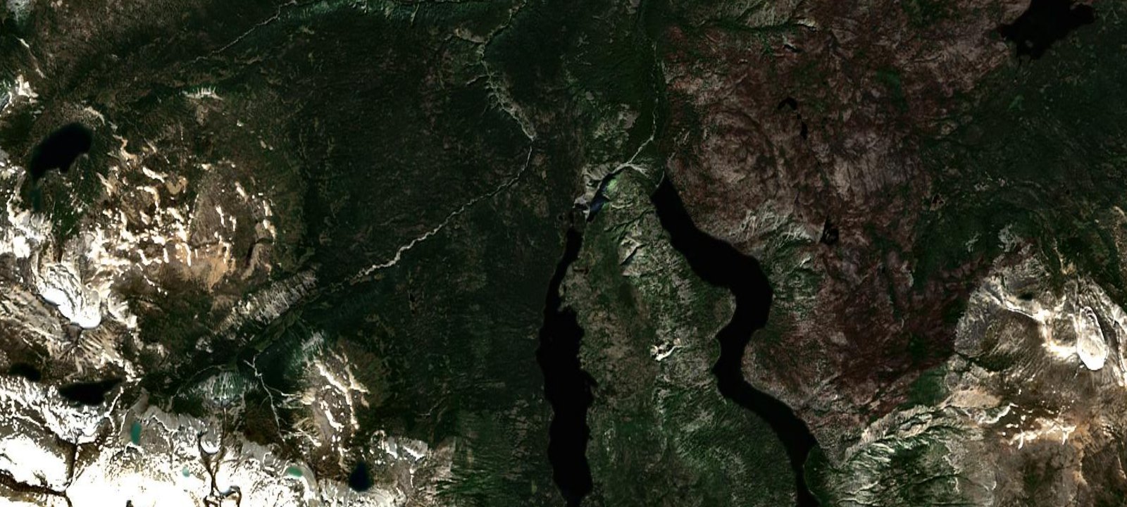 Map of Tweedsmuir Wilderness Camp