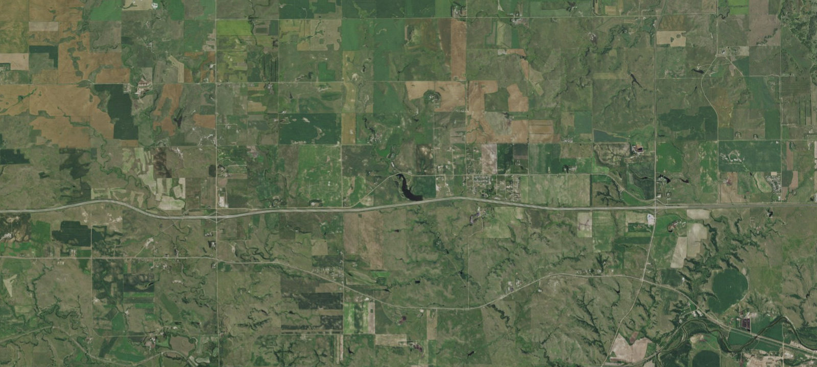 Map of Crown Butte Dam