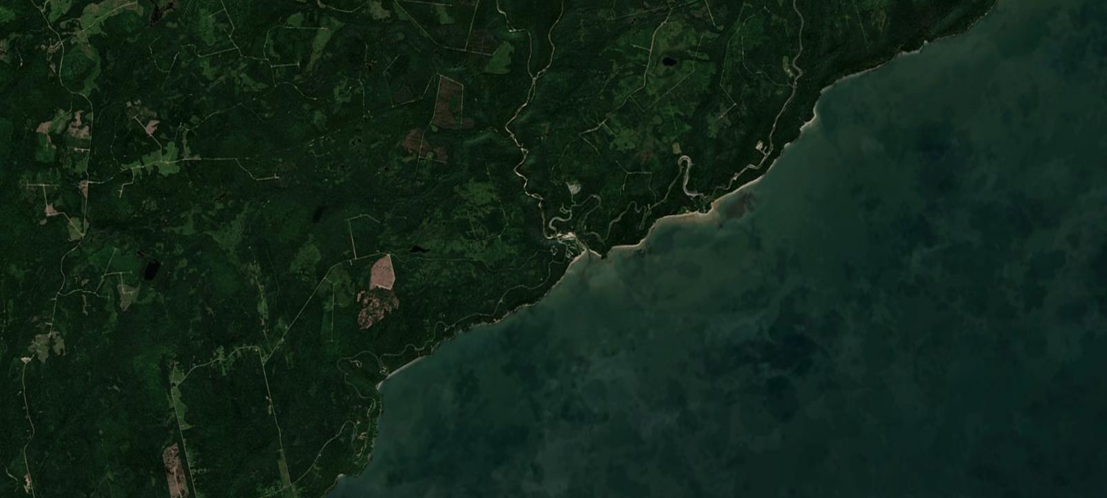 Map of Fundy Trail Provincial Park Campground