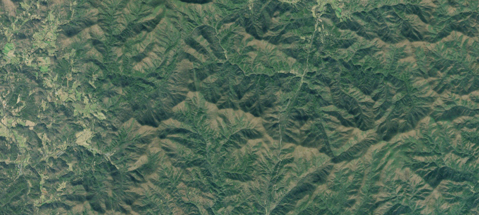Map of A.T. Blue Mountain Shelter