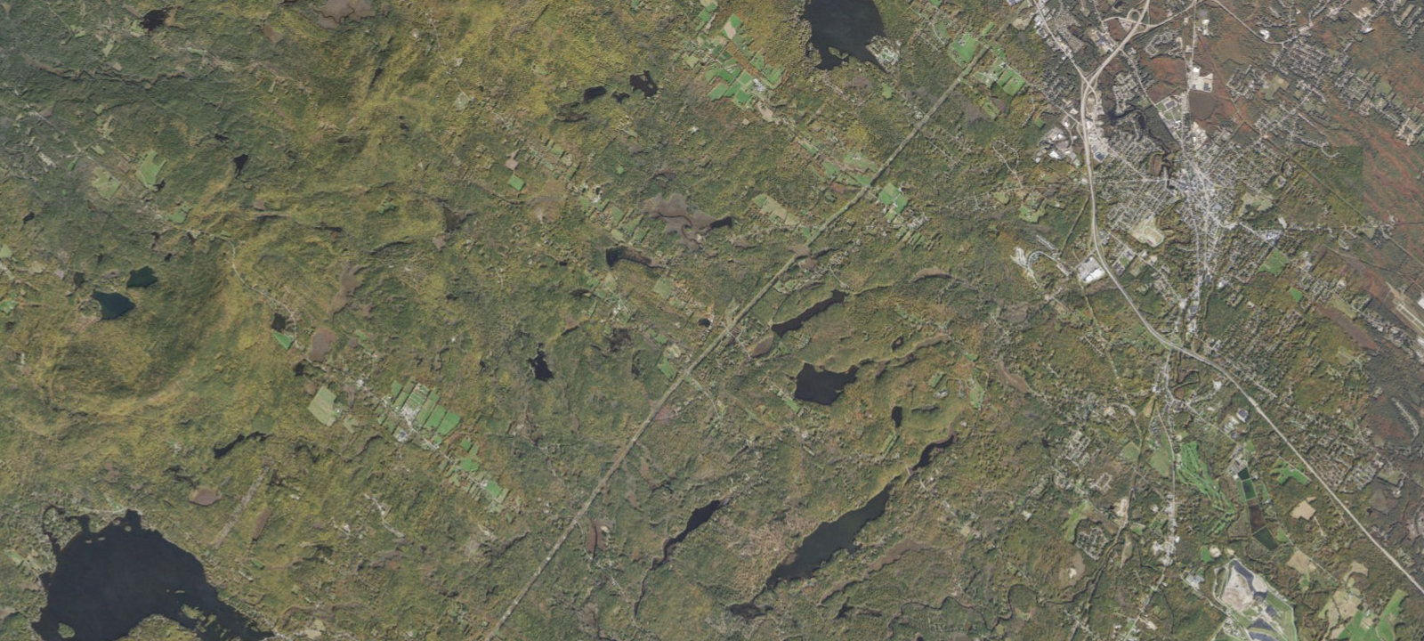 Map of Strafford / Lake Winnipesaukee South KOA Holiday