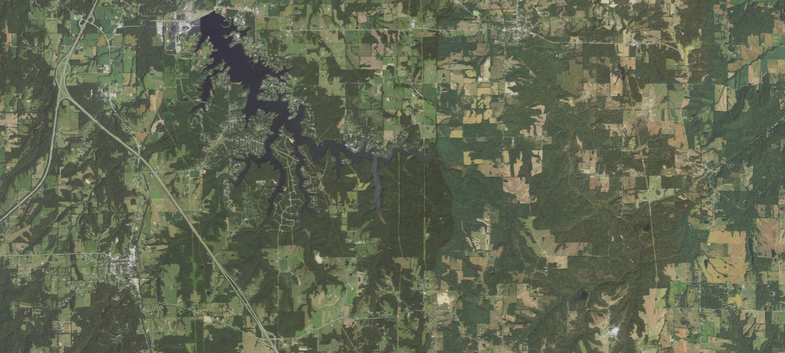 Map of Lake Of Egypt - Buck Ridge