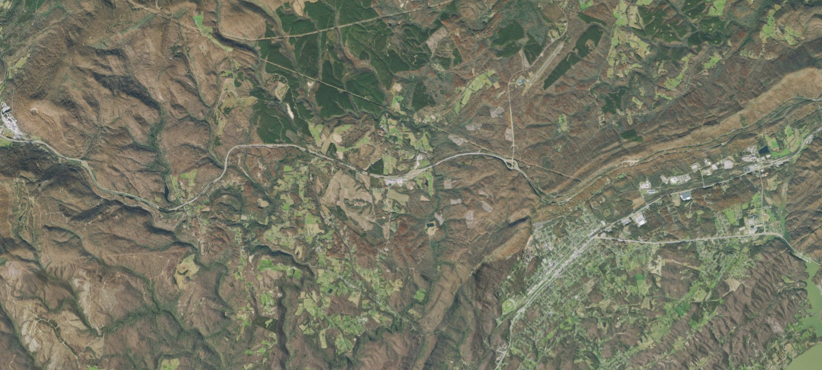Map of Mountaintop RV Resort