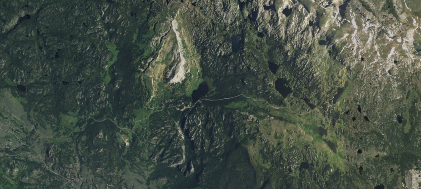 Map of Beartooth Lake Campground