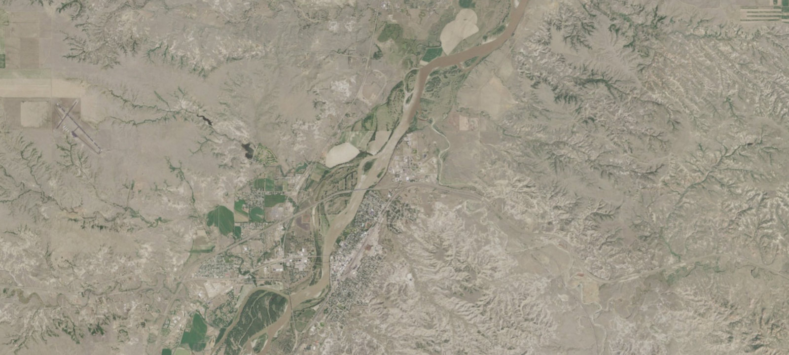 Map of Glendive Campground