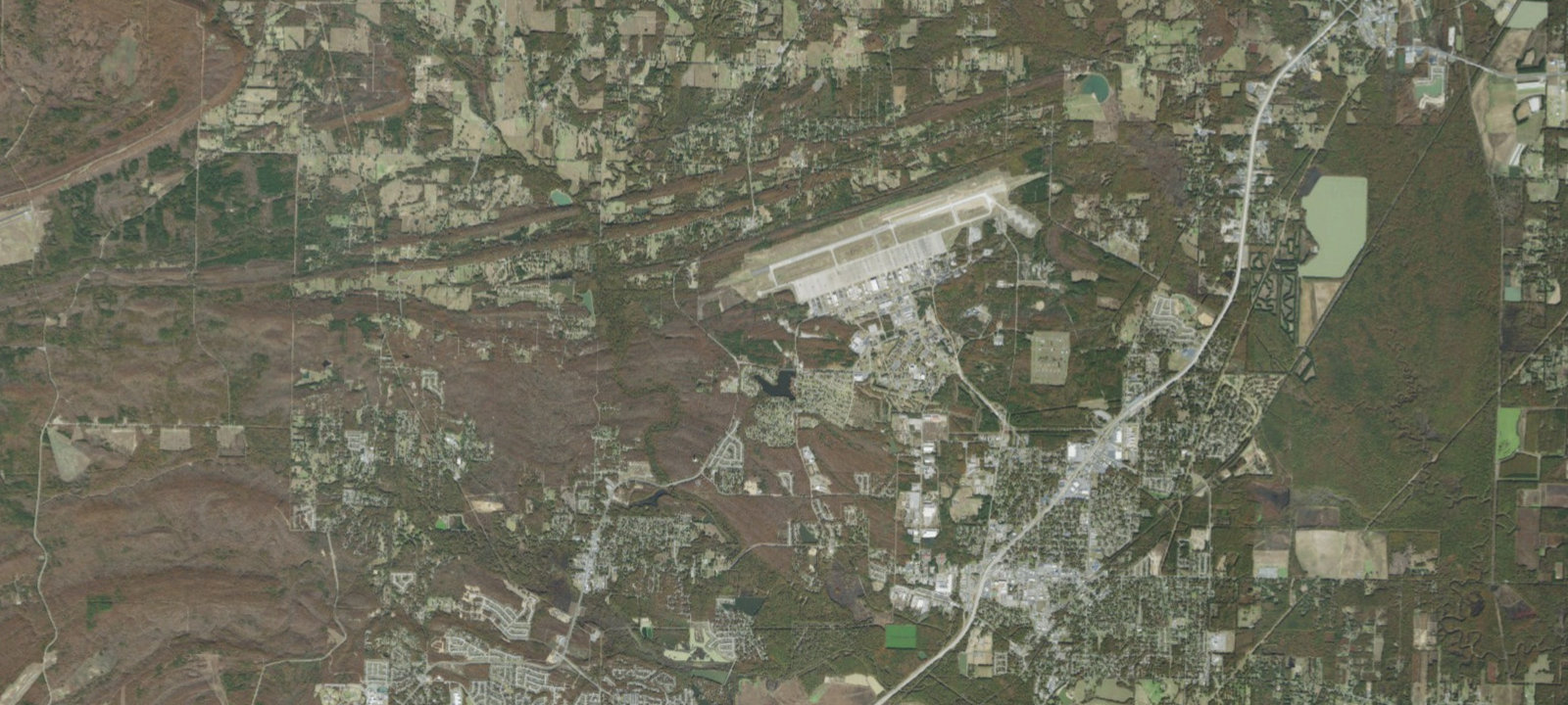 Map of Little Rock AFB FamCamp
