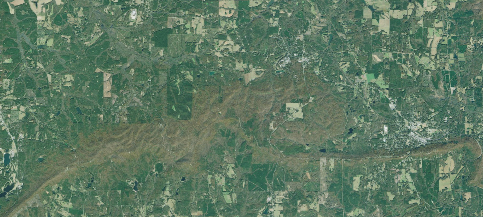 Map of Sassafras Hill Campsite