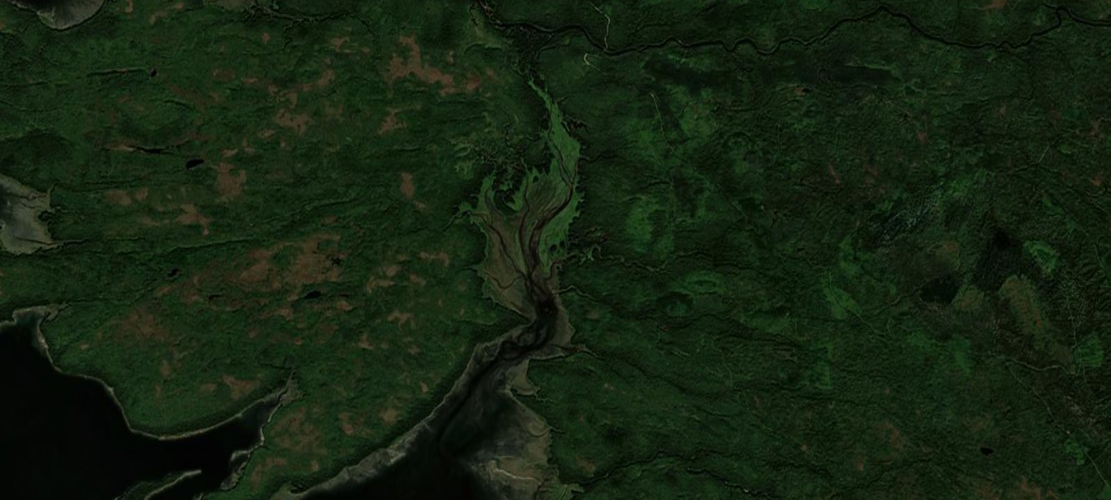 Map of Big John Bay Cabin