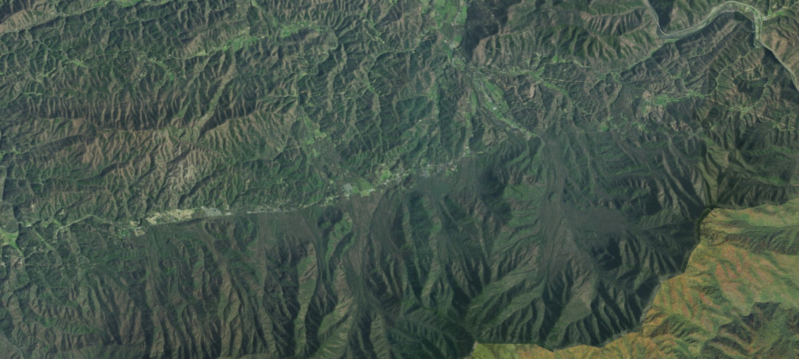 Map of Roamstead Smoky Mountains Campground