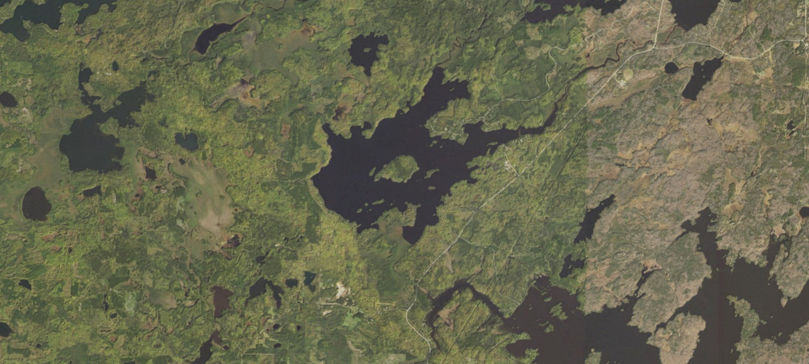 Map of Bear Island Lake Site 2