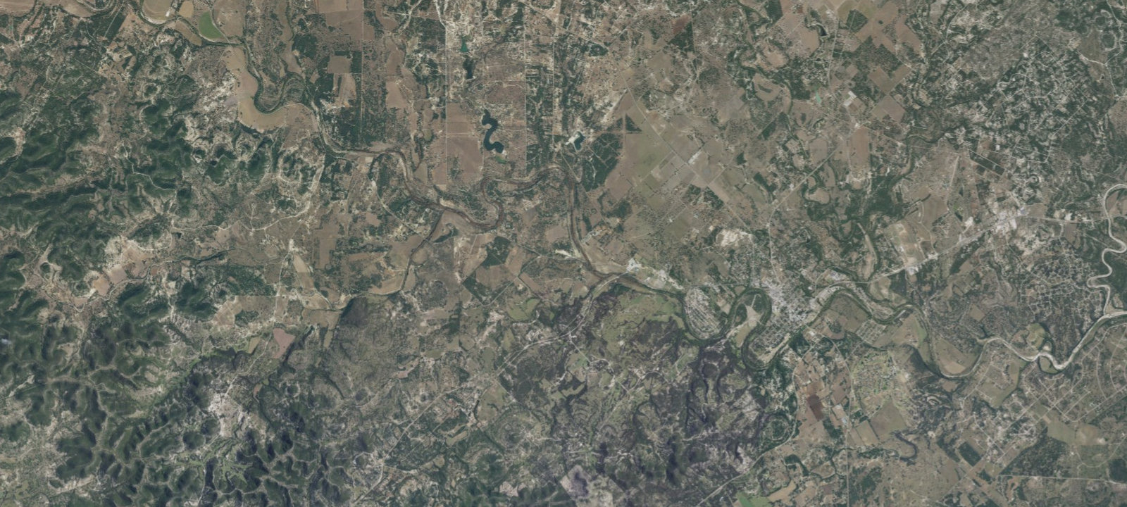 Map of Bandera Crossing Riverfront RV Park