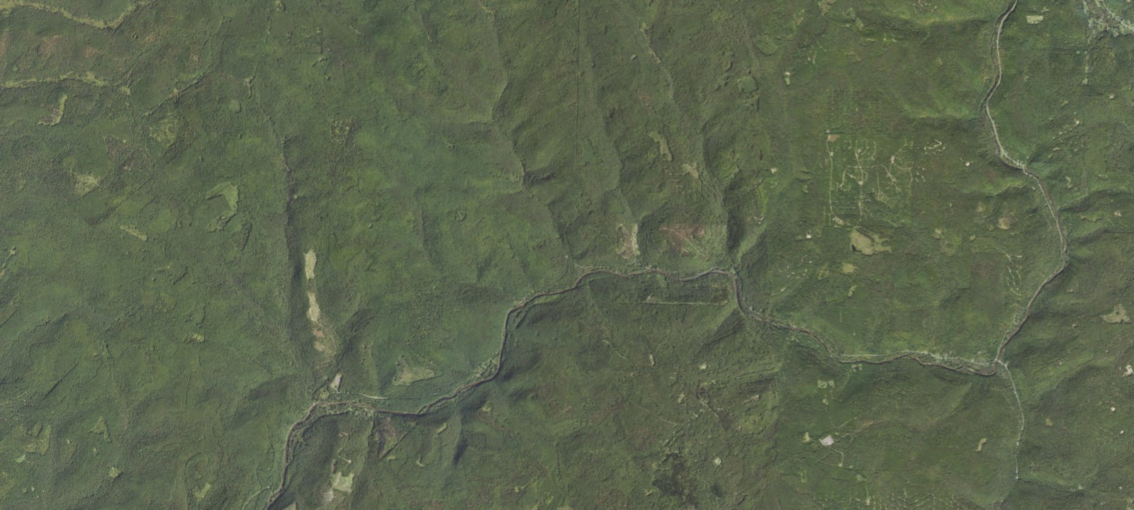 Map of Minister Creek Campground and Trailhead