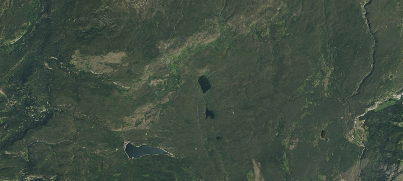 Map of Beula Lake