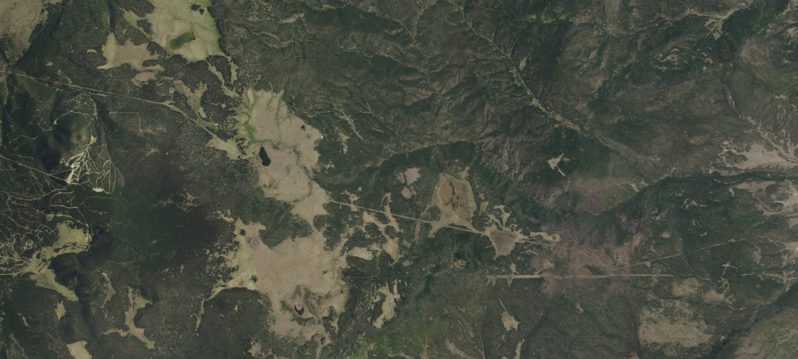 Map of Daves Lake