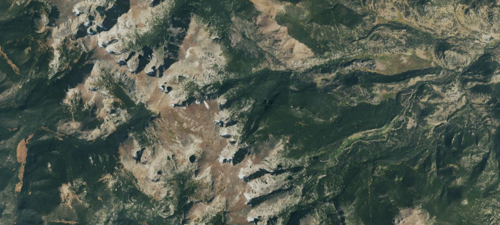Map of Odessa Lake Campsite