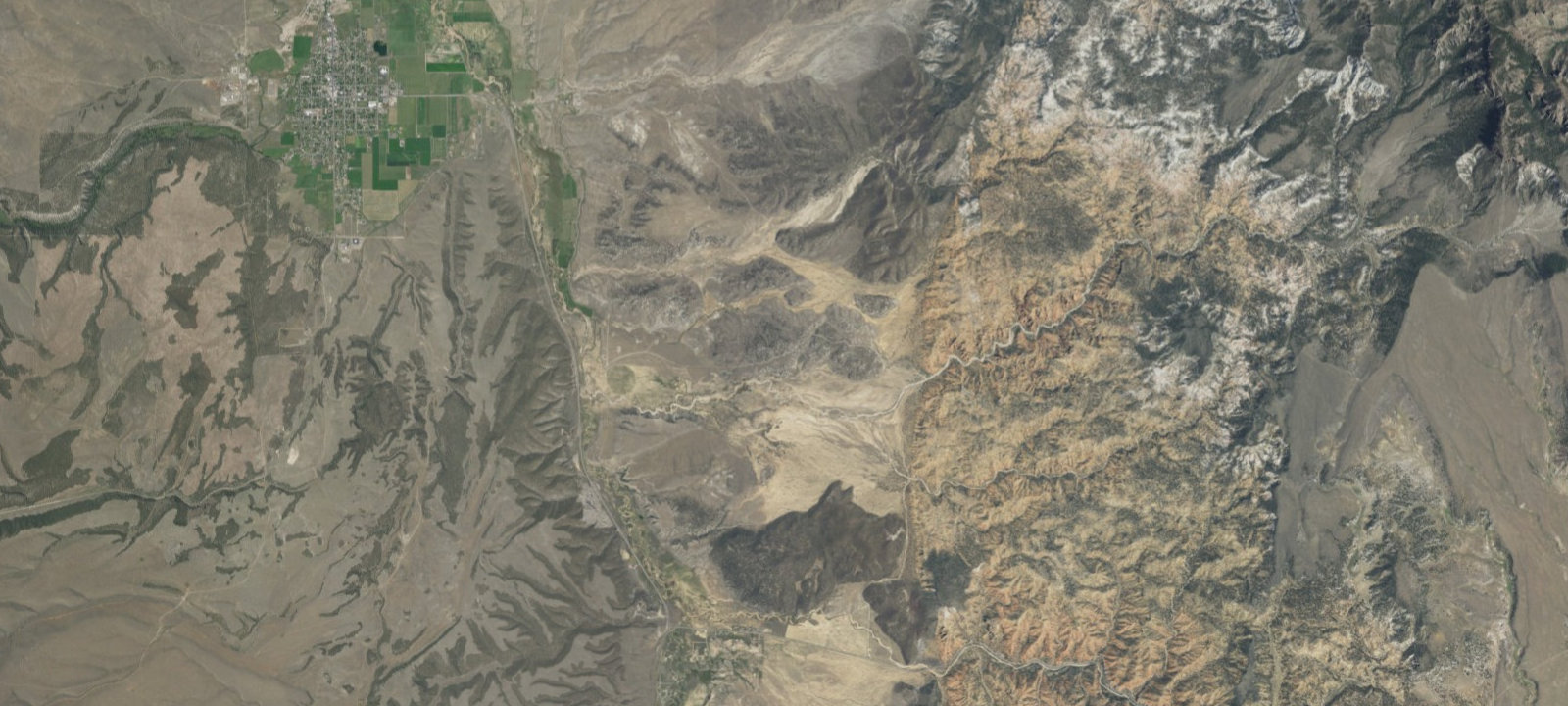 Map of Agate Hill Dispersed Camping