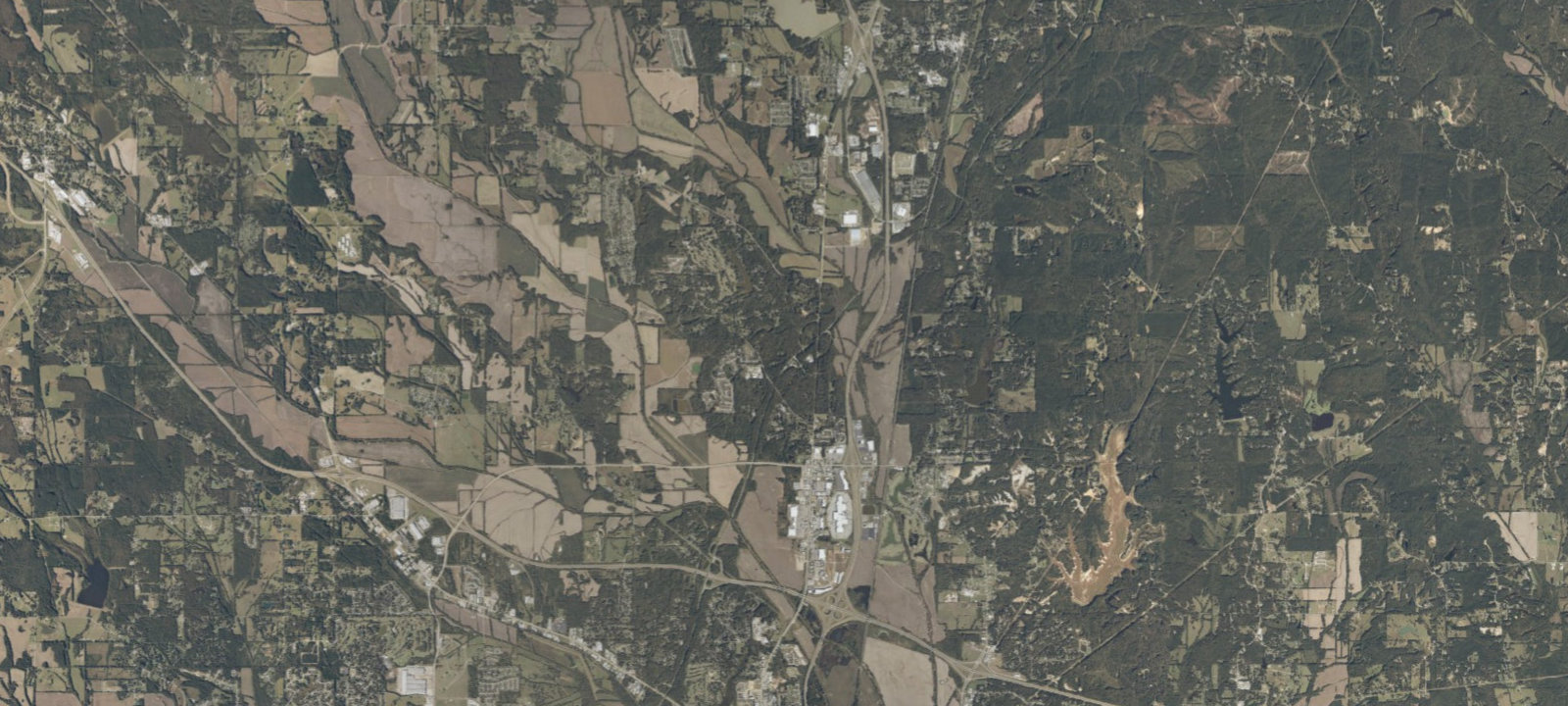 Map of Tupelo Bicycle-only Campground