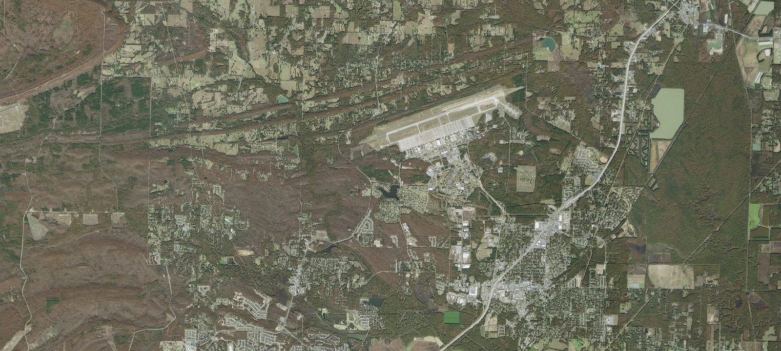 Map of Little Rock AFB FamCamp
