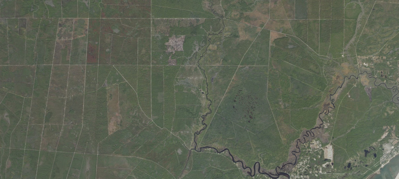 Map of Borrow Pit #1 Camp
