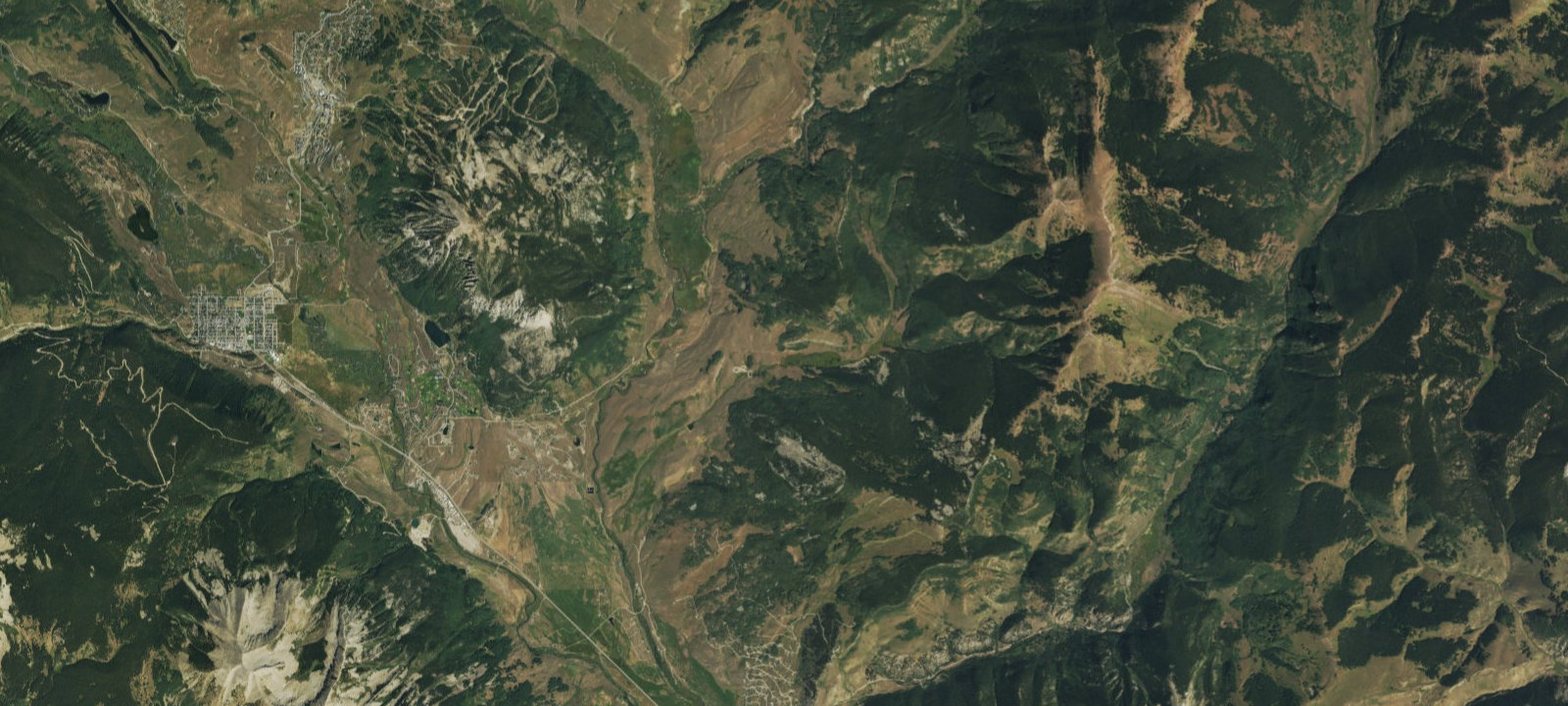 Map of Farris Creek Designated Camping Area