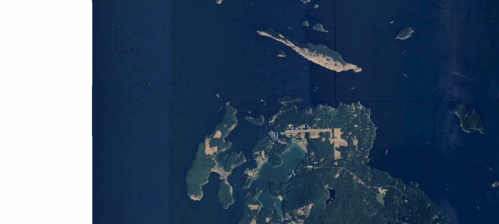 Map of Posey Island Marine State Park