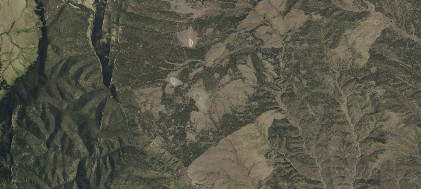 Map of Beatty Lakes