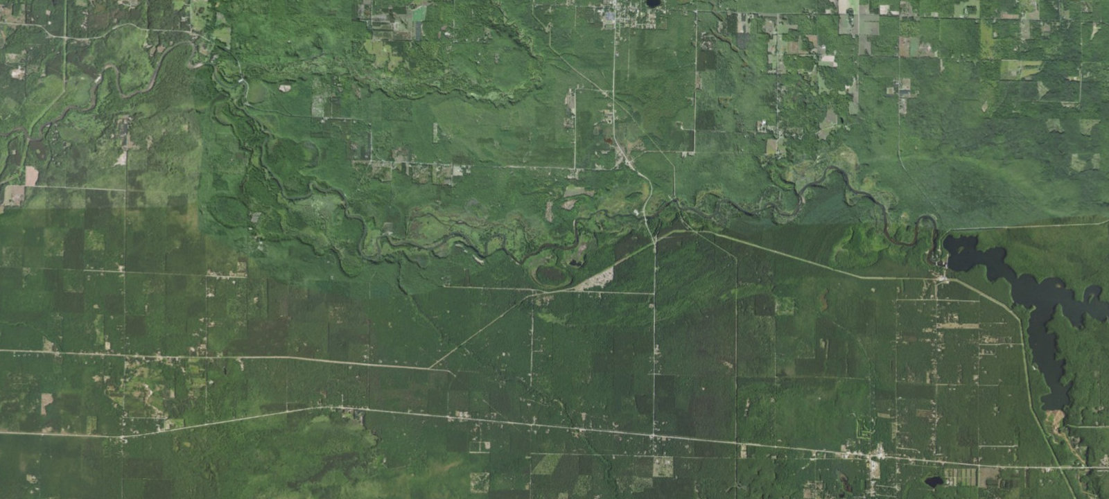 Map of Blacksmith Bayou Access Site