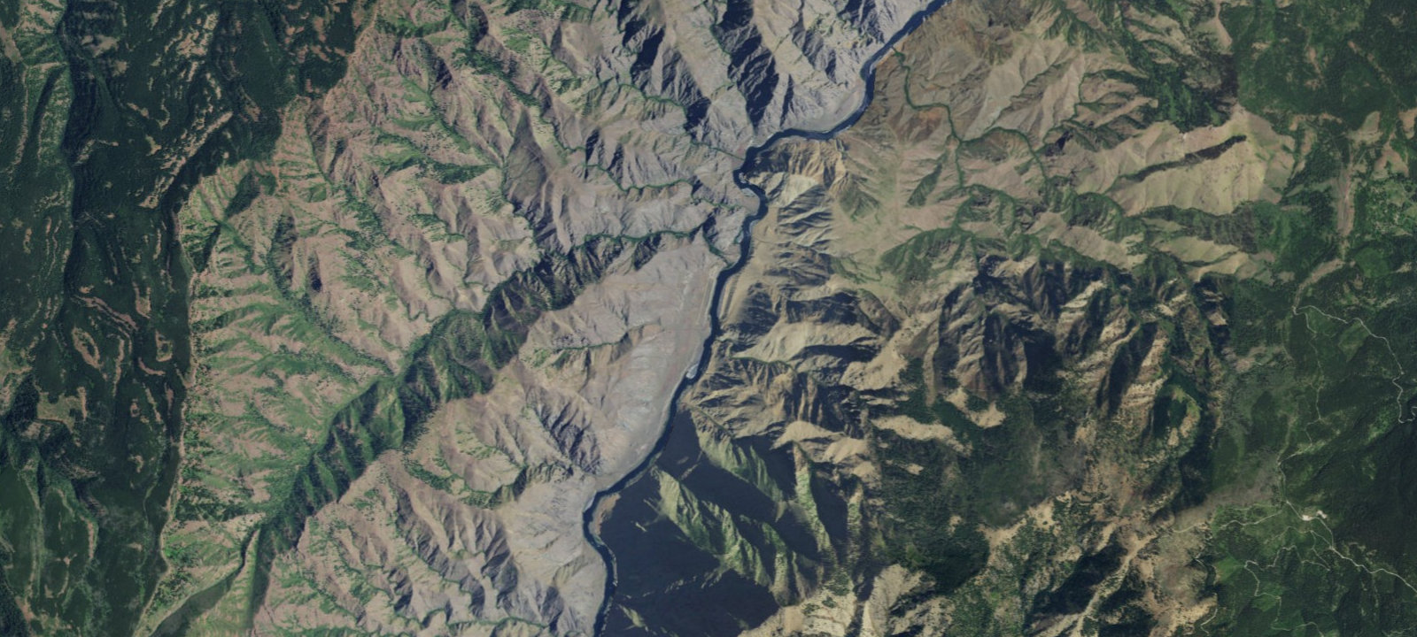 Map of Lower Dry Gulch Campsite