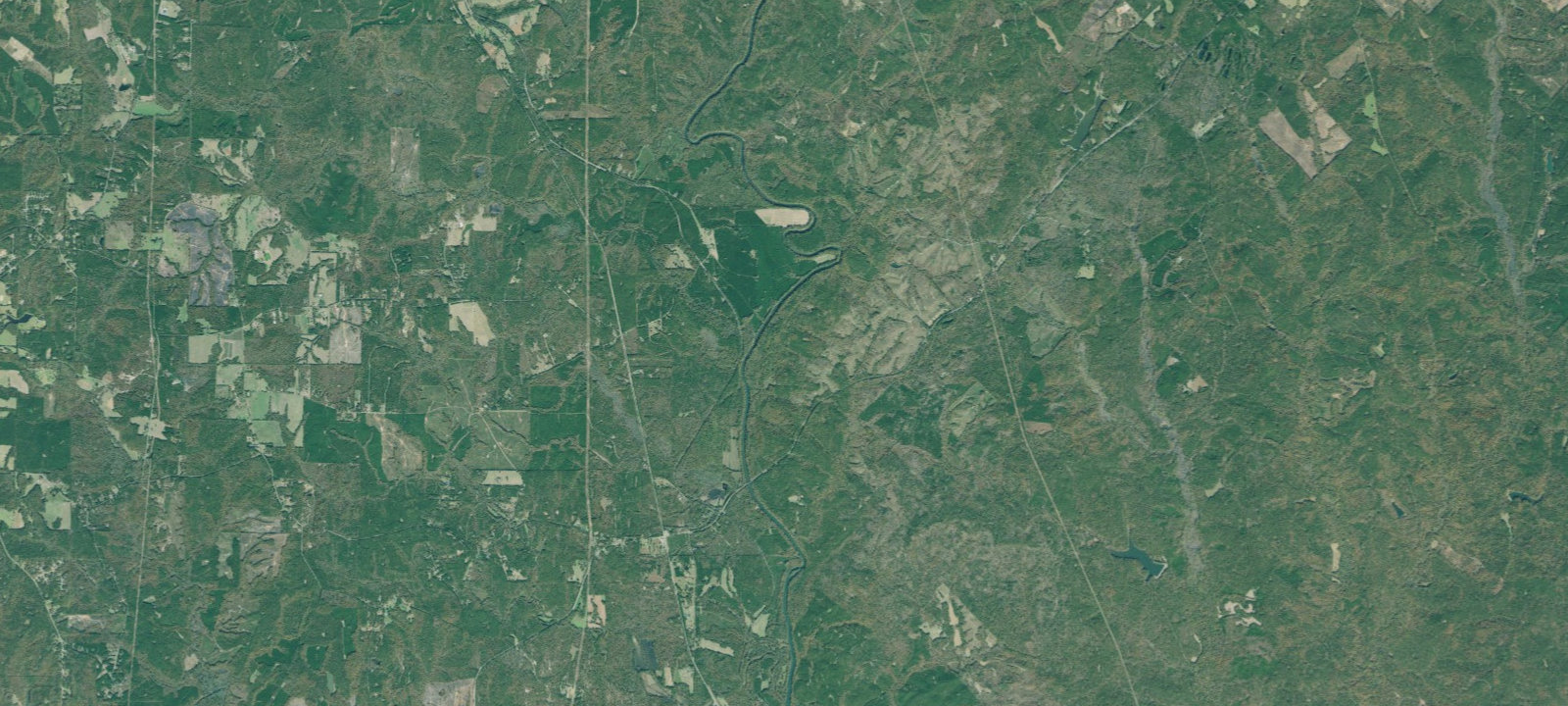 Map of Ocmulgee Flats Hunt Camp