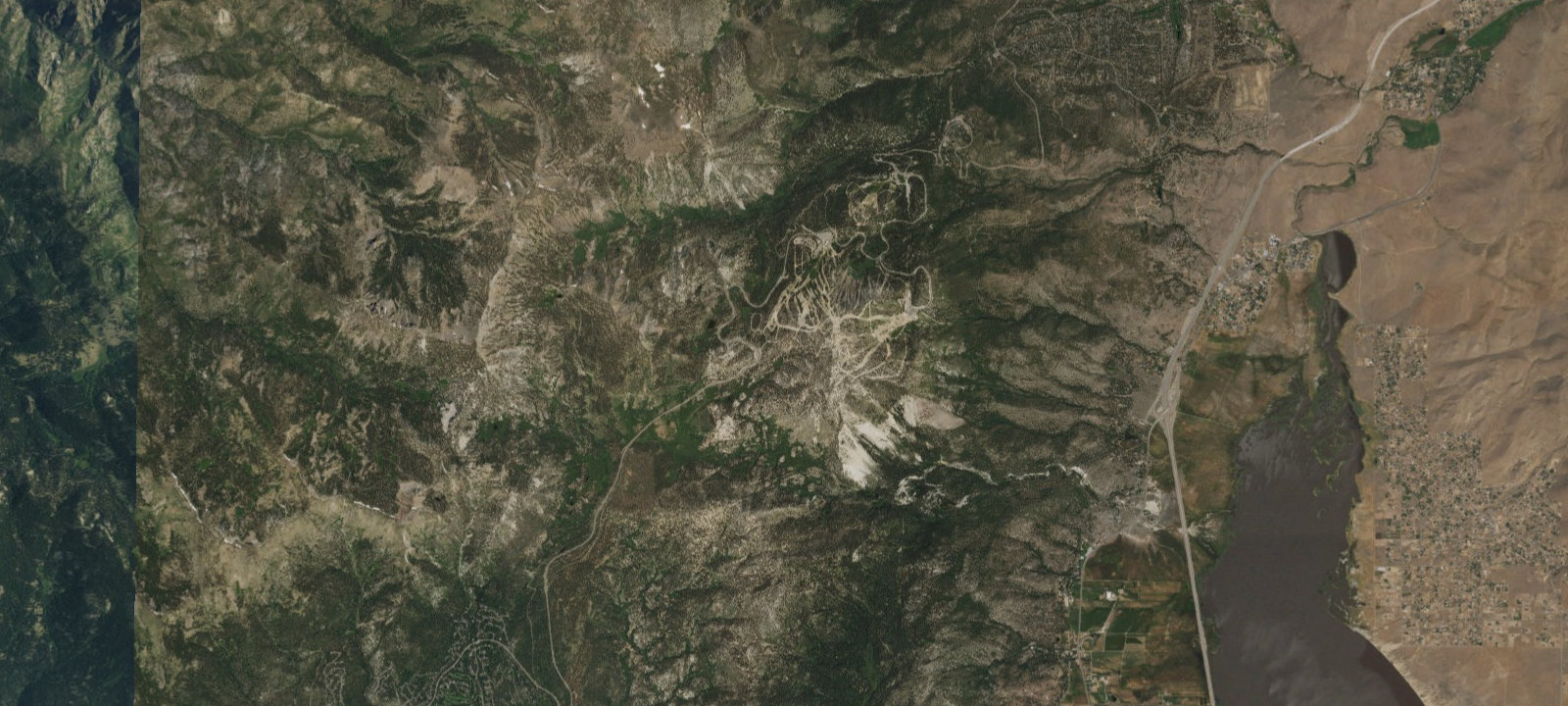 Map of Mount Rose Campground