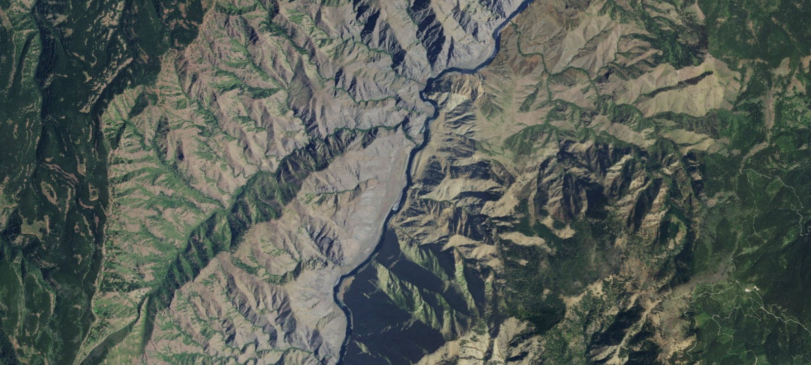 Map of Dry Gulch Campsite