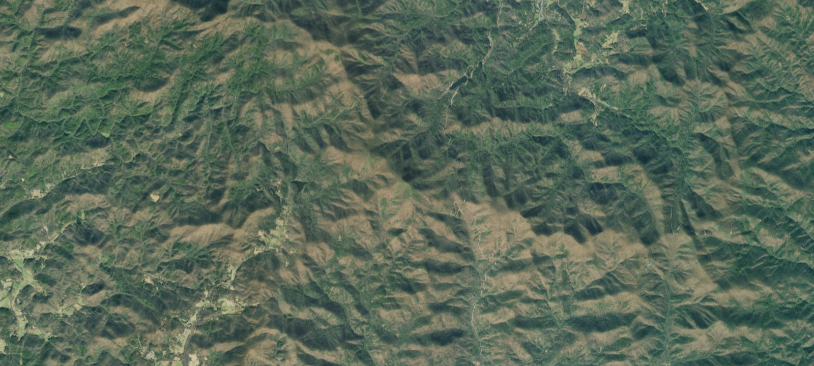 Map of A.T. Blood Mountain Shelter