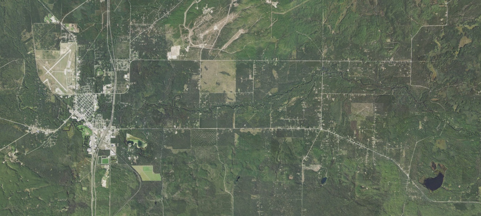 Map of Keystone Landing State Forest Campground