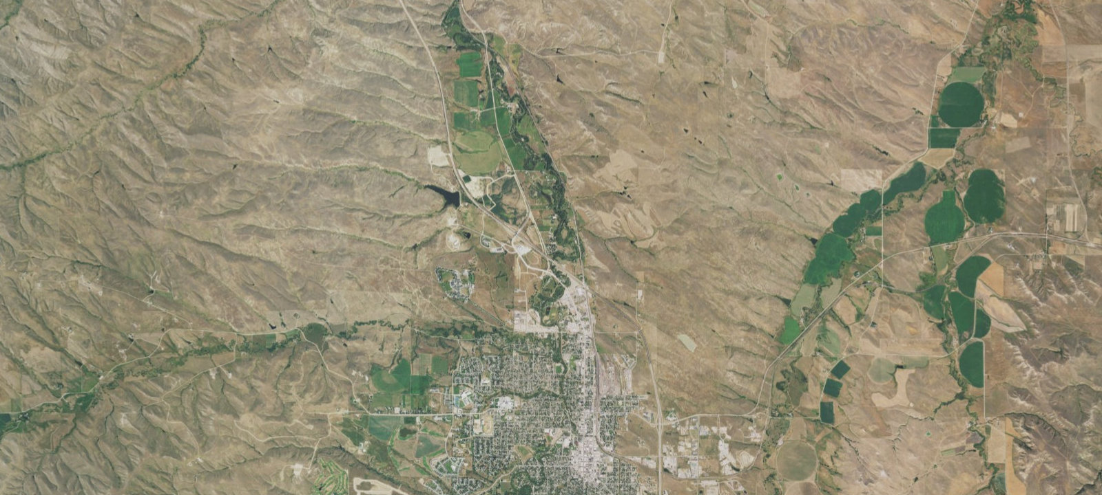 Map of Sheridan / Big Horn Mountains KOA Journey