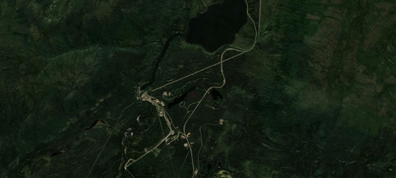 Map of Five Mile Lake