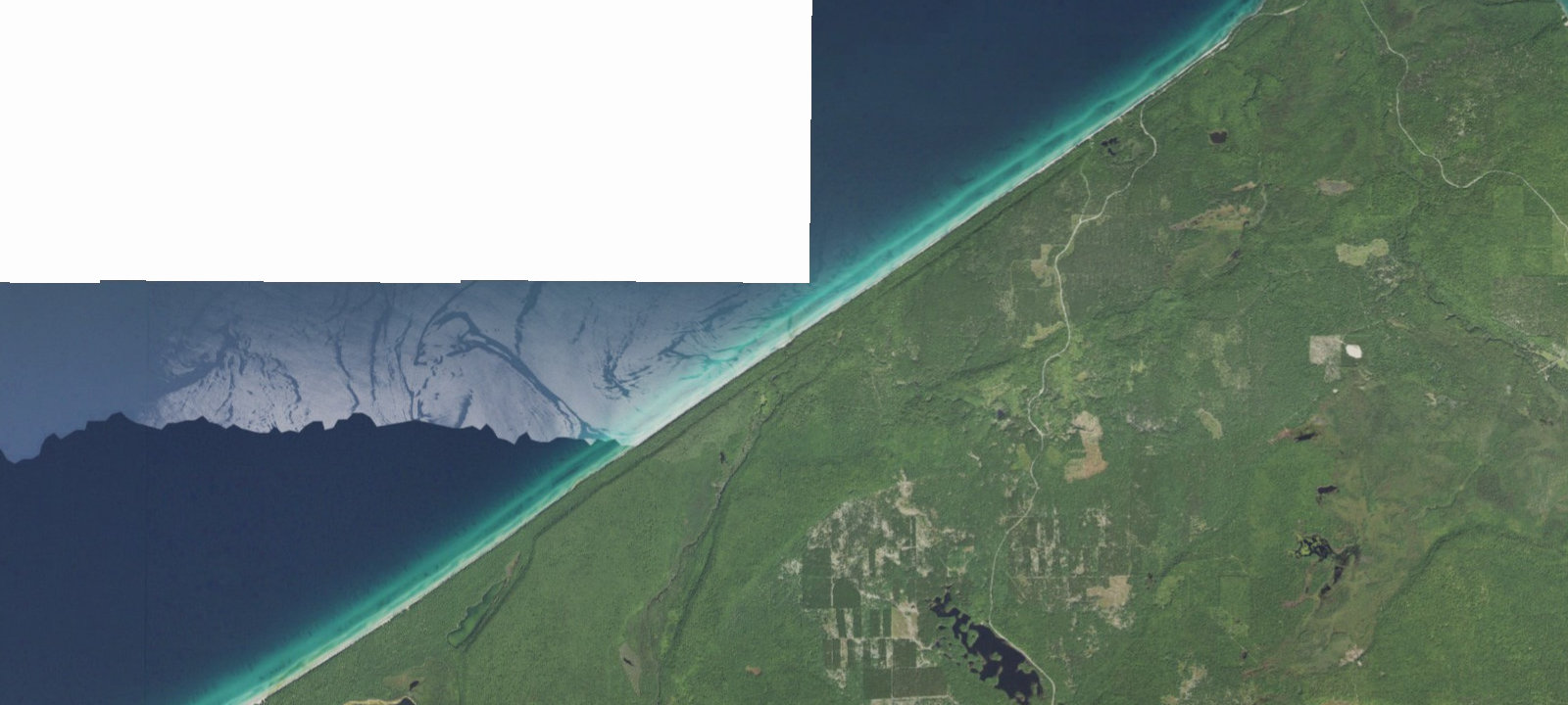 Map of Sevenmile Creek
