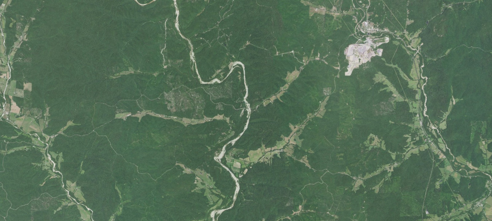 Map of Highway K