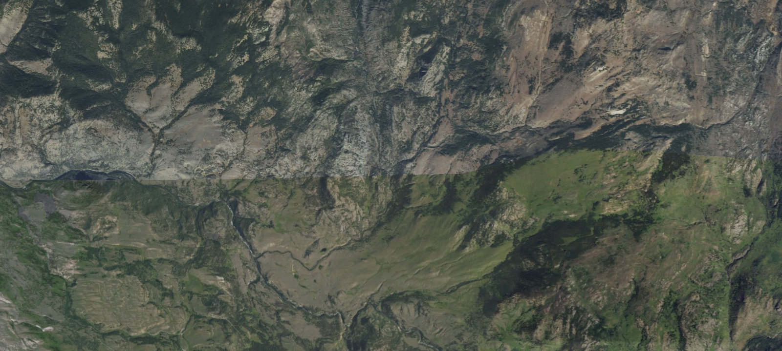 Map of Hellroaring Creek