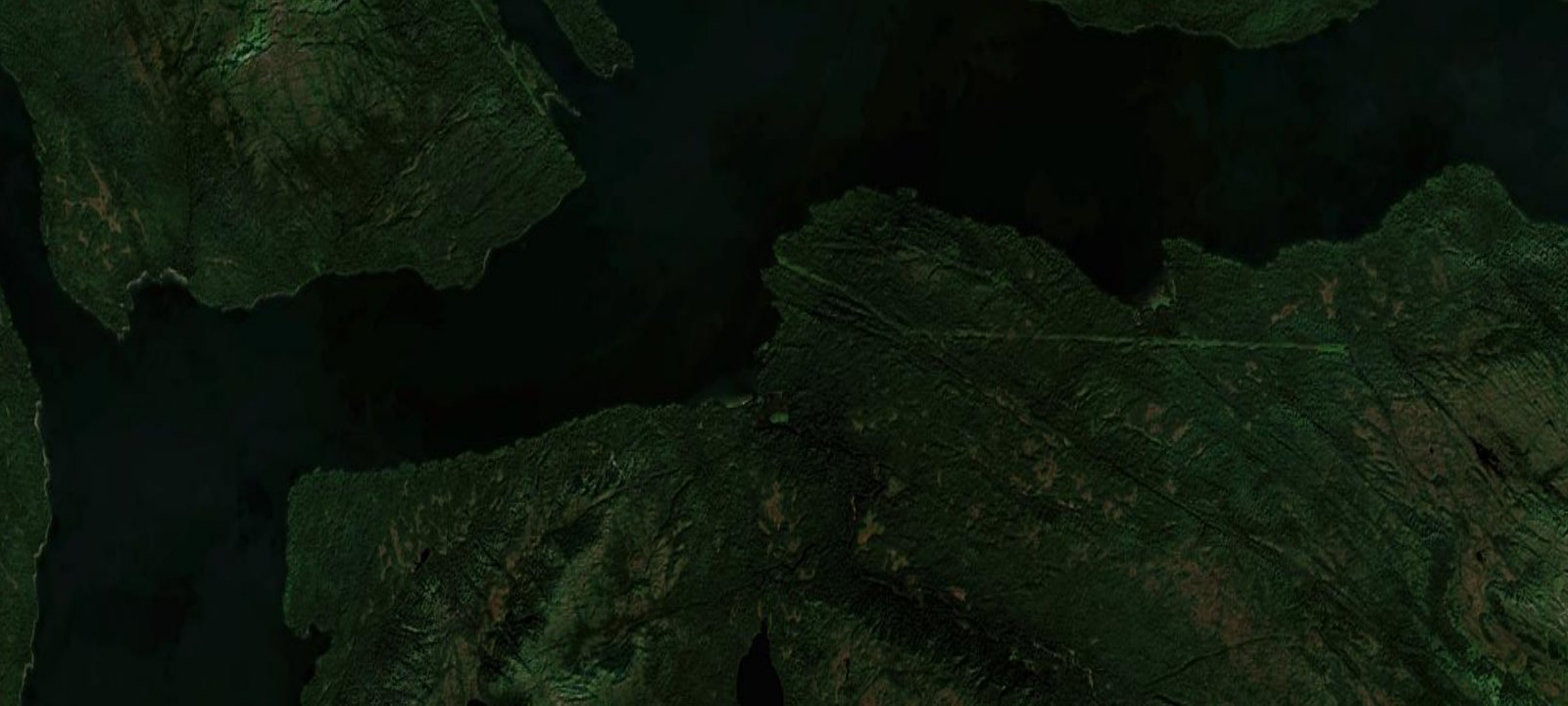 Map of Anan Bay Cabin