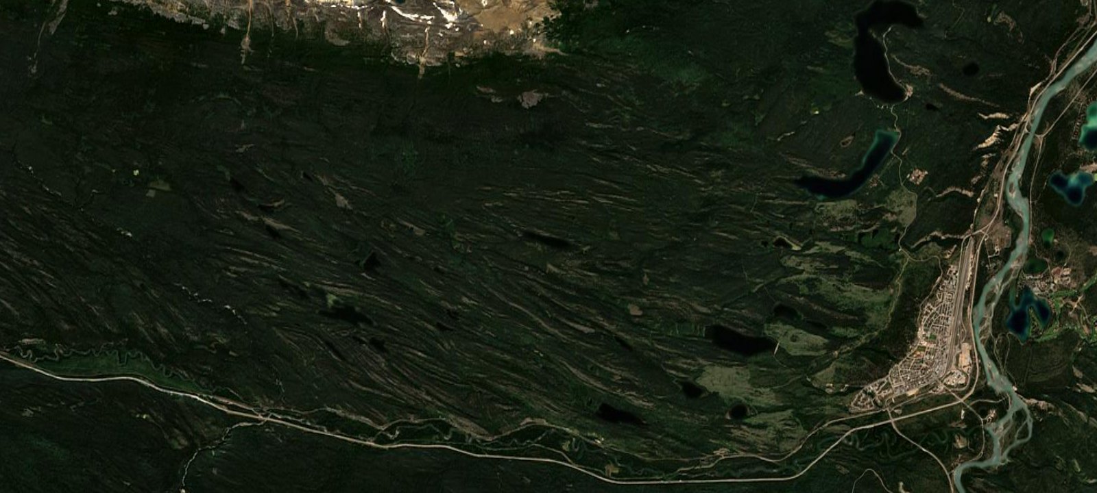 Map of Saturday Night Lake