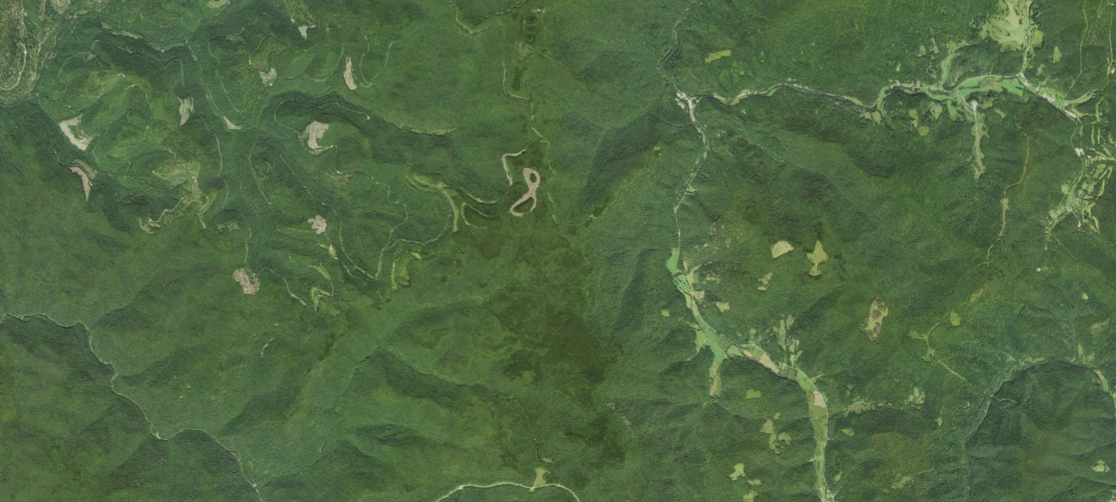 Map of Tea Creek Shelter