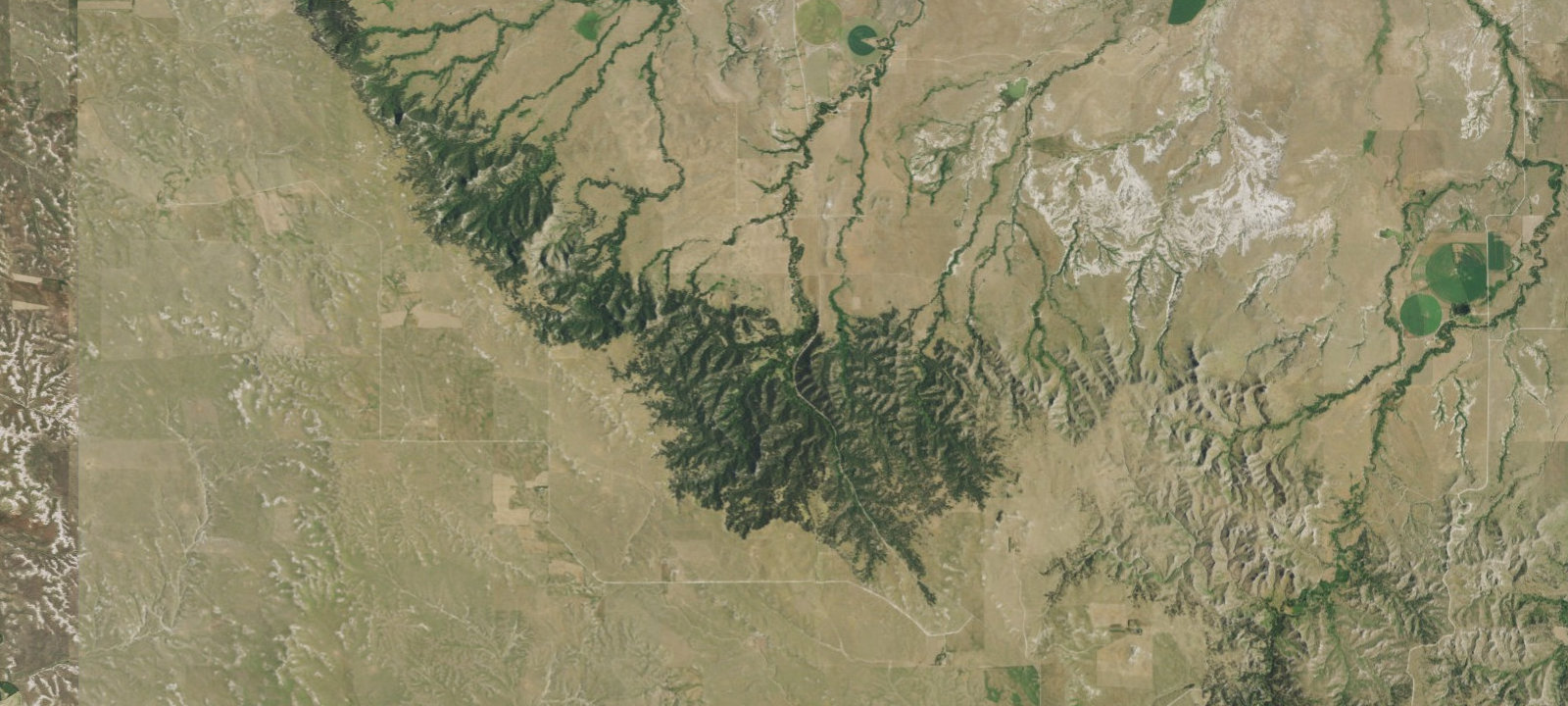 Map of Gibson Baker Wildlife Area Dispersed