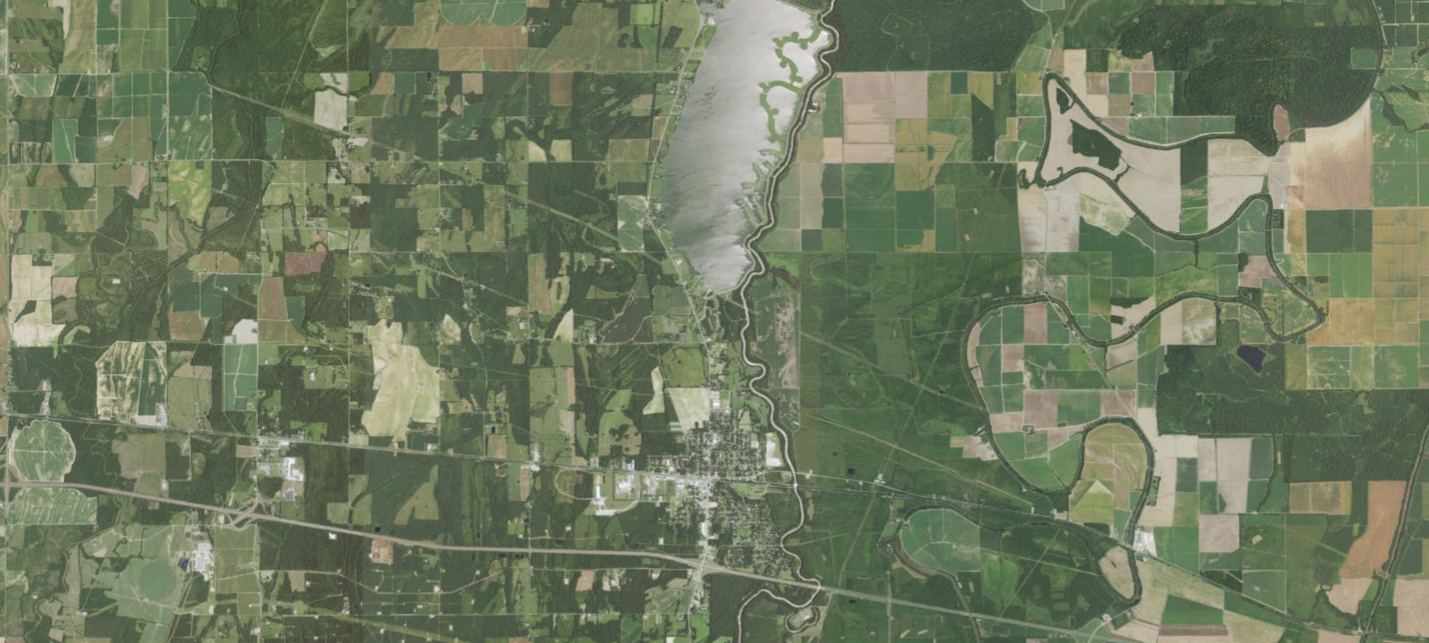 Map of Poverty Point Reservoir State Park Campground