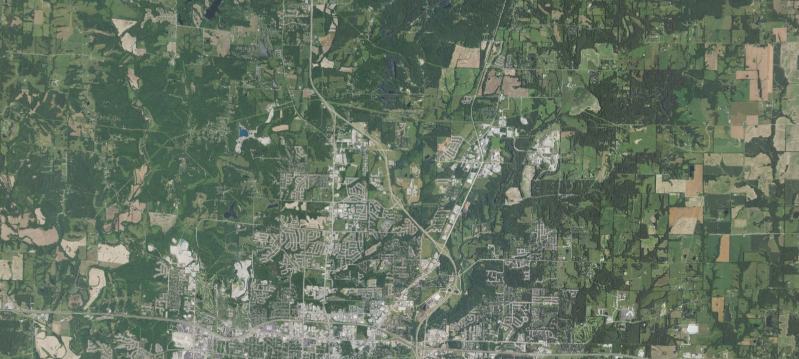 Map of Cottonwoods RV Park