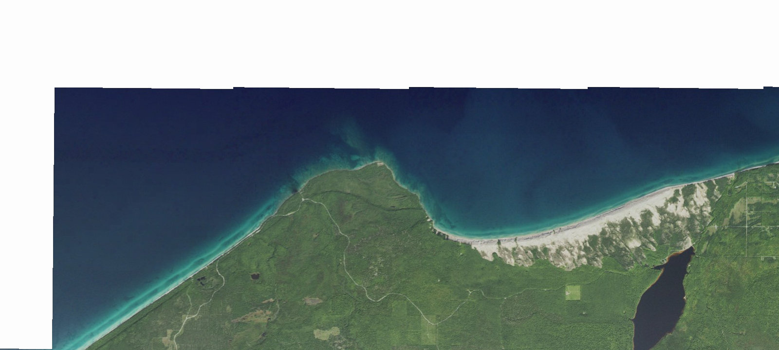 Map of Au Sable Point Campsite